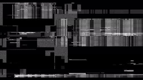 Corruption Collection: A black screen with disrupting effect