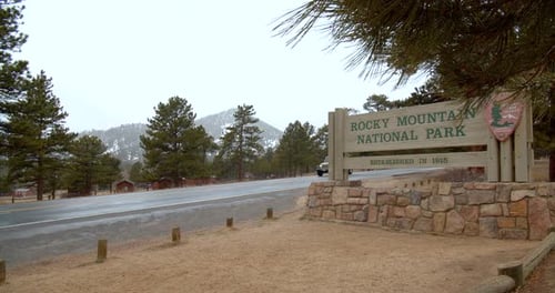 Montagnes Rocheuses, Colorado/États-Unis - 11 avril 2019 : Rocky Mountain National