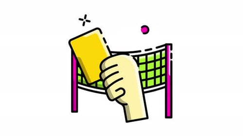 Volleyball Referee Card