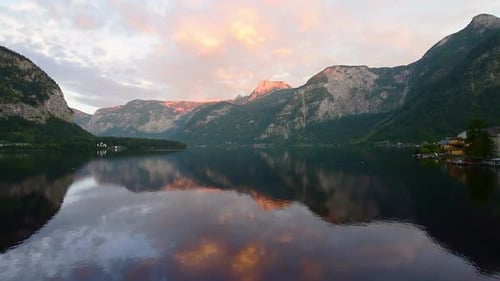 Photo matinale de Hallstatt.
Autriche