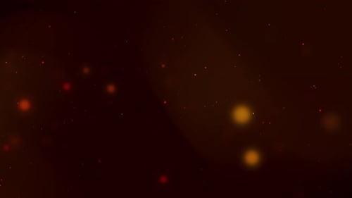 Ambient Drifting Red and Orange Particle Background