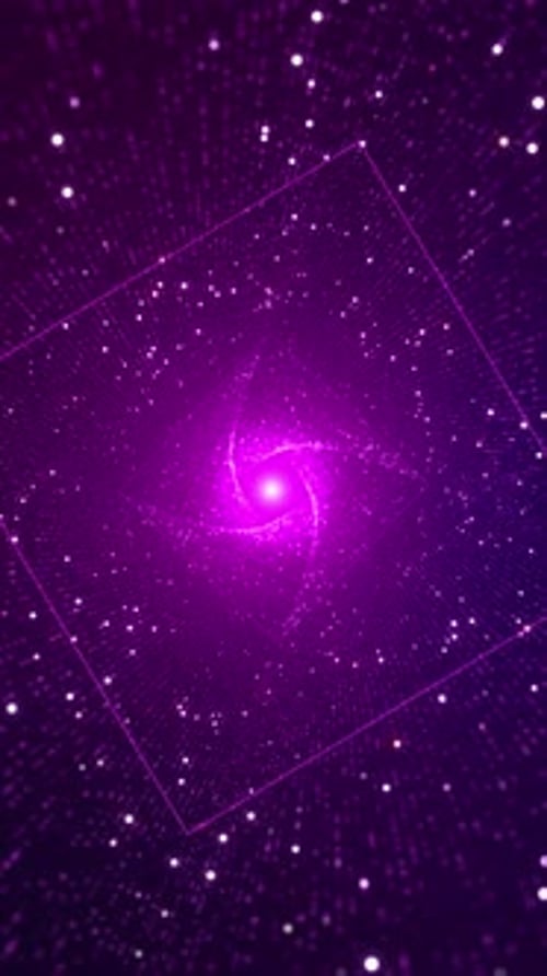 Digital background features Bright radial light beams. Abstract background blue neon glow color.