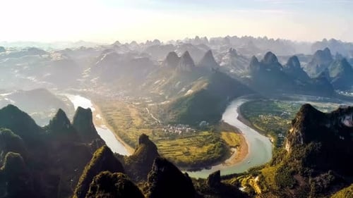 Mountains In Guilin, China