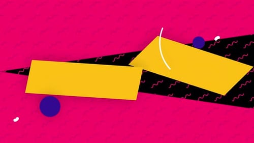 Dynamic Flat Design Geometric Shapes Abstract Background