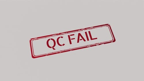 QC FAIL Stamp