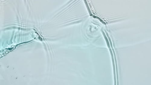 Water Surface Texture Top View Water Waves Blue Colored Sun and Shadows Pure Blue Water with