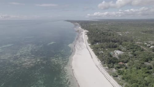 Diani Beach Kenya, Aerial view during the day