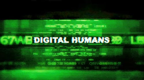 Digital Glitch Text Reveal Animation