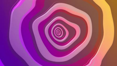 Bunter Trippy Circles abstrakter Hintergrund