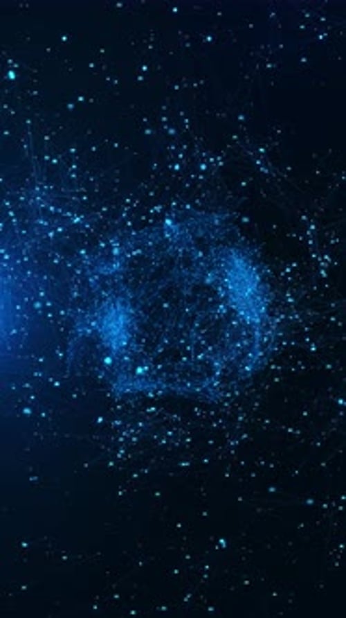 Digital AI Brain Data Network Glowing Nodes Innovation Videos Tech Branding Futuristic Themes