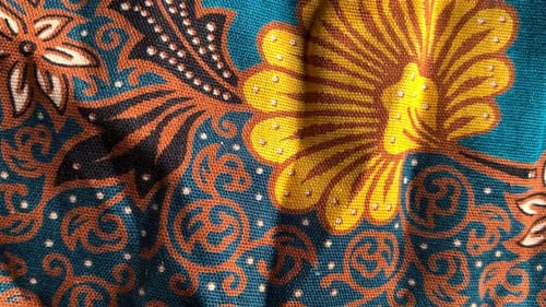 Indonesian batik cloth