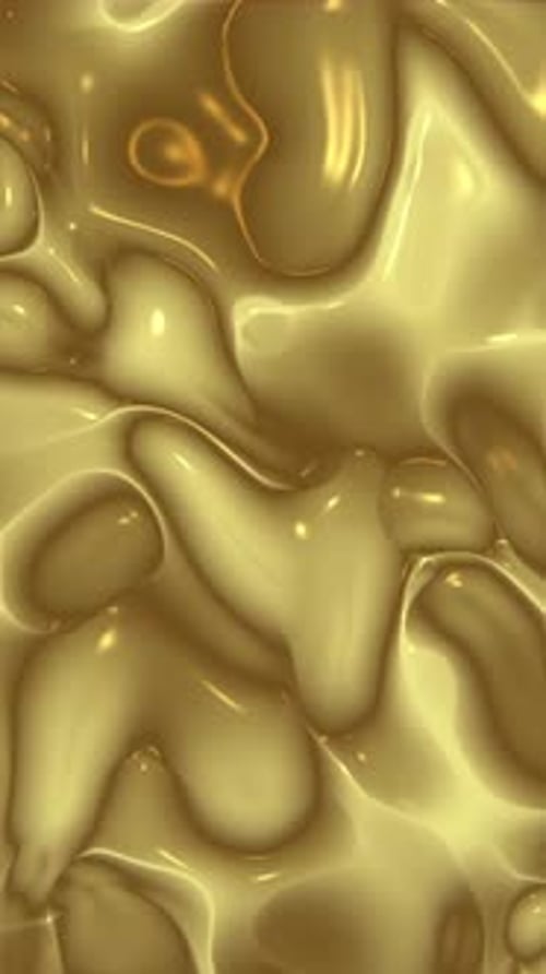 Seamless Liquid Gold Abstract Fluid Motion Background