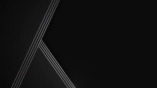 Sleek Geometric Light Lines Forming Abstract Pattern