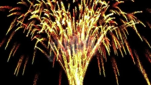 Sparkler Golden Firework Fountain Effect