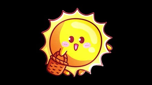 Sun Generic Outline Farbsymbol