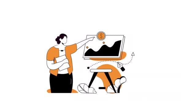 Business Management Animated Scene, Backgrounds Motion Graphics ft ...