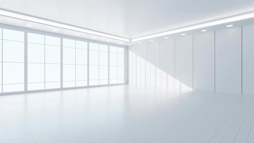 White empty room