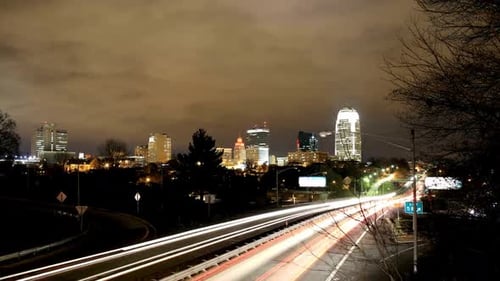 Breathtaking And Beautiful View Of Winston Salem, North Carolina