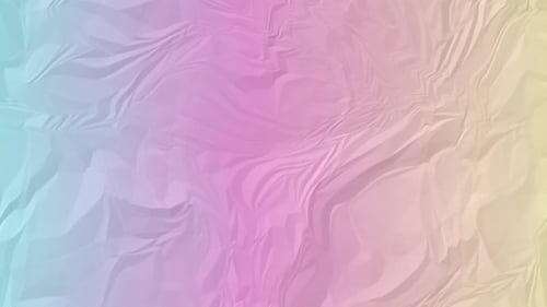 Abstract Crumpled Paper Texture Loop with Gradient Colors