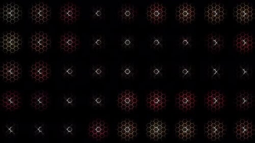 Glowing Hexagon Grid Animation for Tech Backgrounds