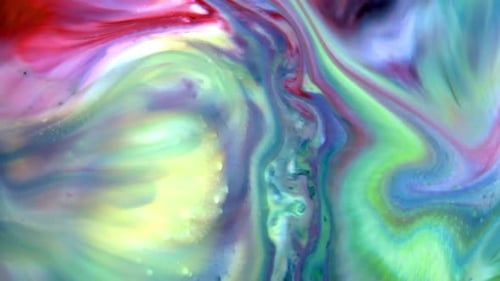 Abstrakte bunte Tintenbewegungen breiten sich auf der Wassertextur aus 1064