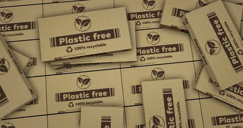 Animated Plastic Free Recyclable Labels for Eco-Friendly Products