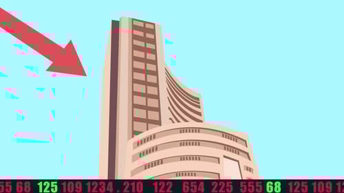 Flat Design Corporate Stock Market Trend Animation