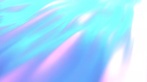 Iridescent Fluid Waves Abstract Moving Background Animation