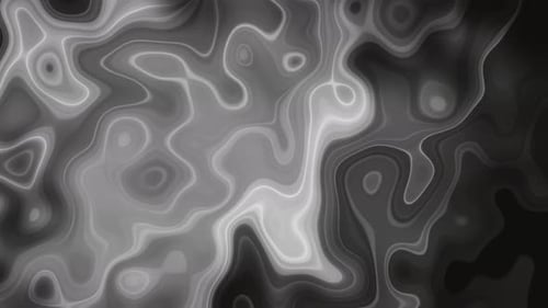 Animated Abstract Fluid Glowing White and Gray Background