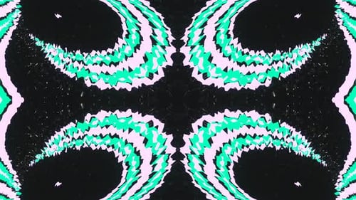 Turquoise And Light Purple And Gray Abstract Kaleidoscope Background Vj Loop In 4K