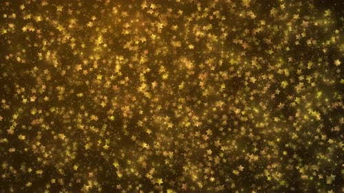 fond de particules d'étoiles scintillantes de Noël. Fond d'étoiles clignotantes dorées ou d'étoiles scintillantes