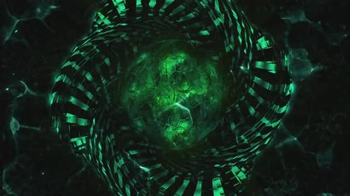 Animation futuriste de vortex d'énergie saphir 13