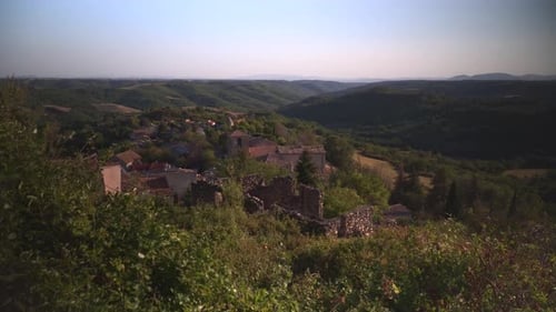 View Of A Small Provecal Village