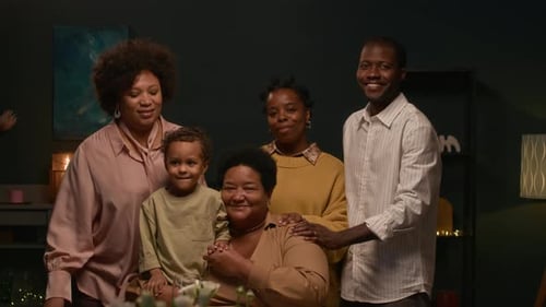 Happy Multigenerational Family Smiling Indoors