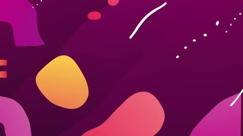 Fluid Abstract Wavy Shape Background Animation