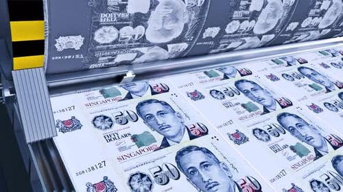 Printing 50 Singapore Dollar Banknotes 3