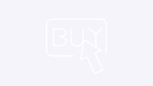 Animated Minimalist Buy Button with Cursor Click Icon