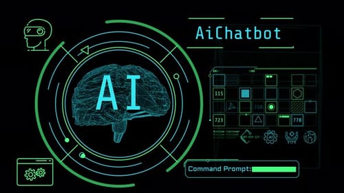Infographics on the Theme of Artificial Intelligence and Virtual Reality