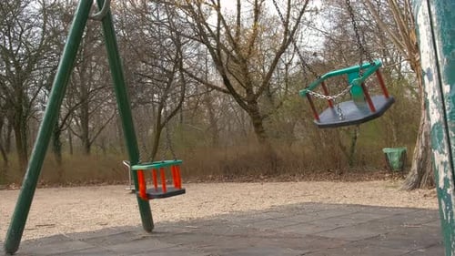 Flying Swing Against Park