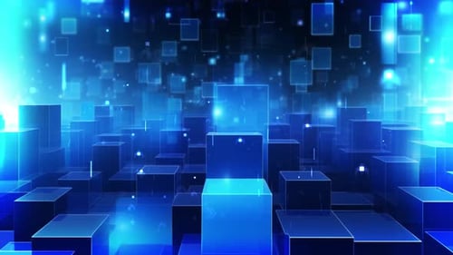Blue Corporate Background Loop