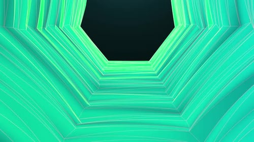 Streifen-Tunnel-Cyanfarbhintergrund