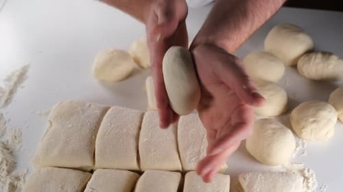 Rolling Out Bread Dough