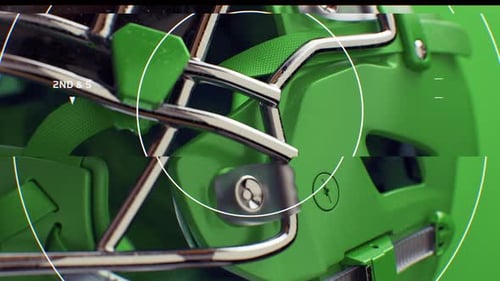 Collection Lucent Precise : une lentille bleue évasée dans le coin inférieur droit avec un effet de décoloration sur une lentille bleue