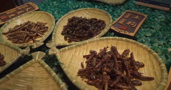 Chengdu Sichuan China Insects on, Food Stock Footage ft. chengdu ...
