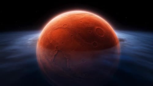 Abstract Mars Planet