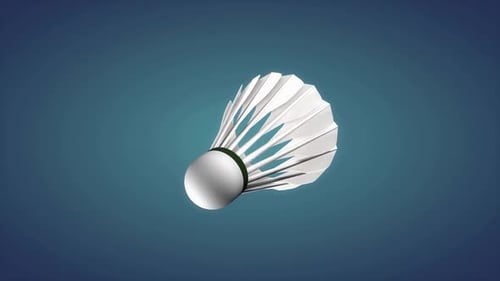 3D Badminton Shuttlecock Illustration