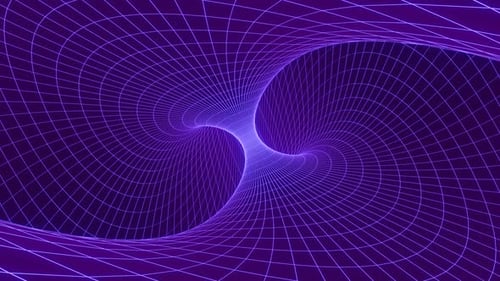 Purple Mind Bending Sci-Fi Background VJ Loop Animation in 4K