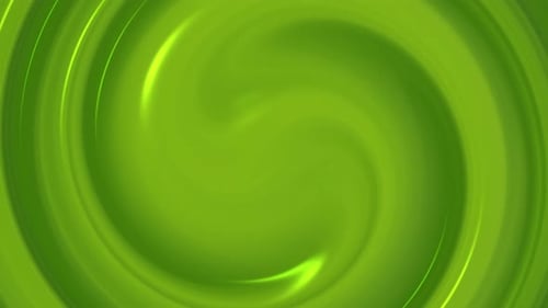 Dark Green Swirling Vortex Abstract Animation