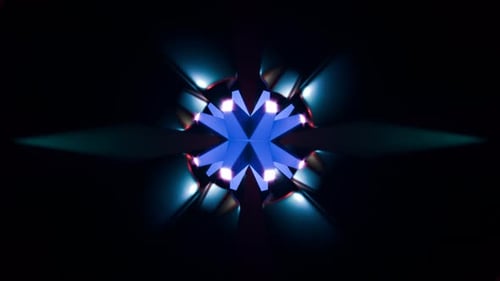 El rítmico VJ Loop ilumina la noche con impresionantes imágenes de neón