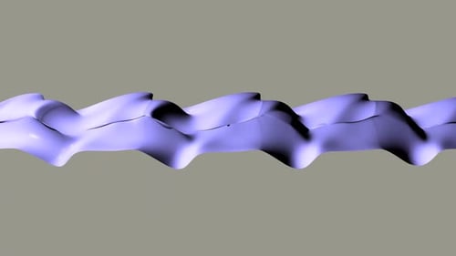 Abstract white wave shiny liquid curve motion background